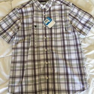 Columbia mens medium button down collared shirt